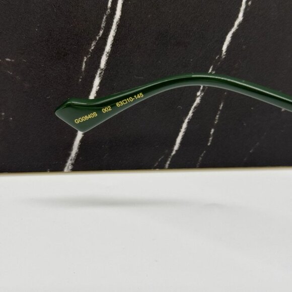 NEW GUCCI GG0840S 002 SUNGLASSES MEN AVIATOR GOLD EYEWEAR - Picture 11 of 13